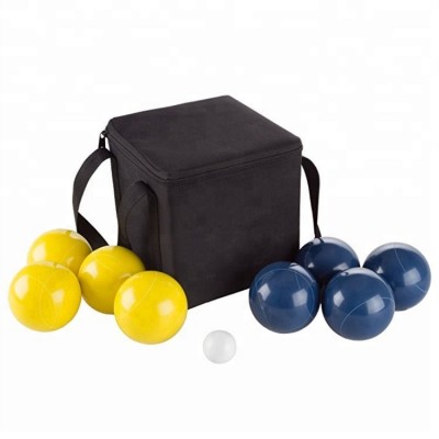 9 Piece Custom Bocce Ball Set with Easy Carry Nylon Case