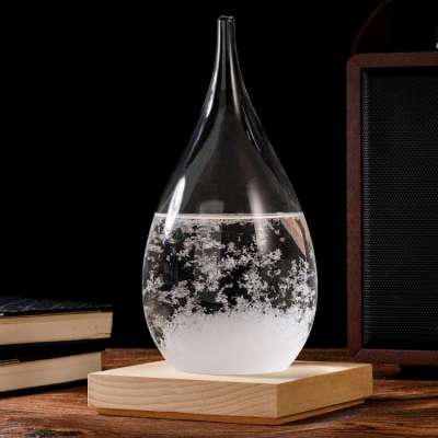 New hotsale weather forecast crystal storm glass  barometer bottle Storm glass