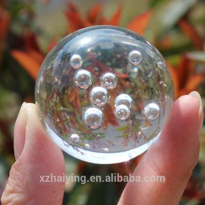 40 mm Crystal Decorative water acrylic resin Bubble Ball Natural Feng shui Home indoor fountain Balls For Christmas Home Decor