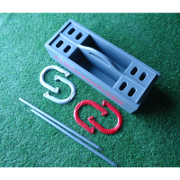 Professional Horseshoe Game Set Steel Horseshoes Stakes  Horseshoes Game Set for Outdoor and Indoor Games