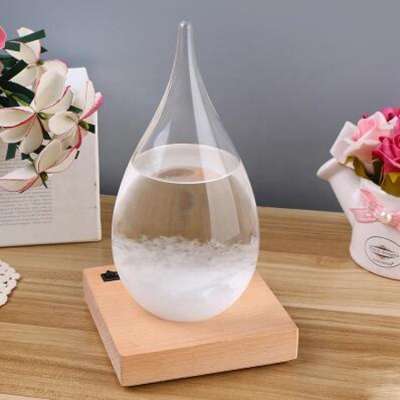 Factory Wholesale  High quality glass storm bottle weather forecast tear-drop shape