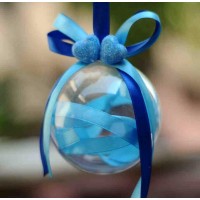 Transparent Acrylic  Ball Clear Hollow Ball Christmas Ball