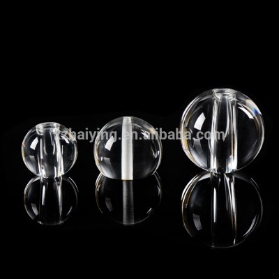 Professional Customized clear crystal acrylic facet ball acrylic punching decoration ball for stair handrail